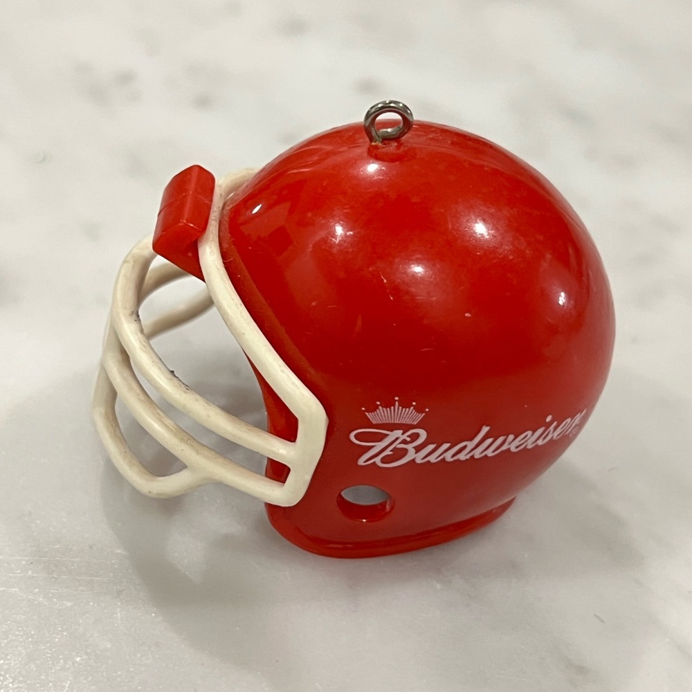 vintage promotional mini Budweiser football helmet